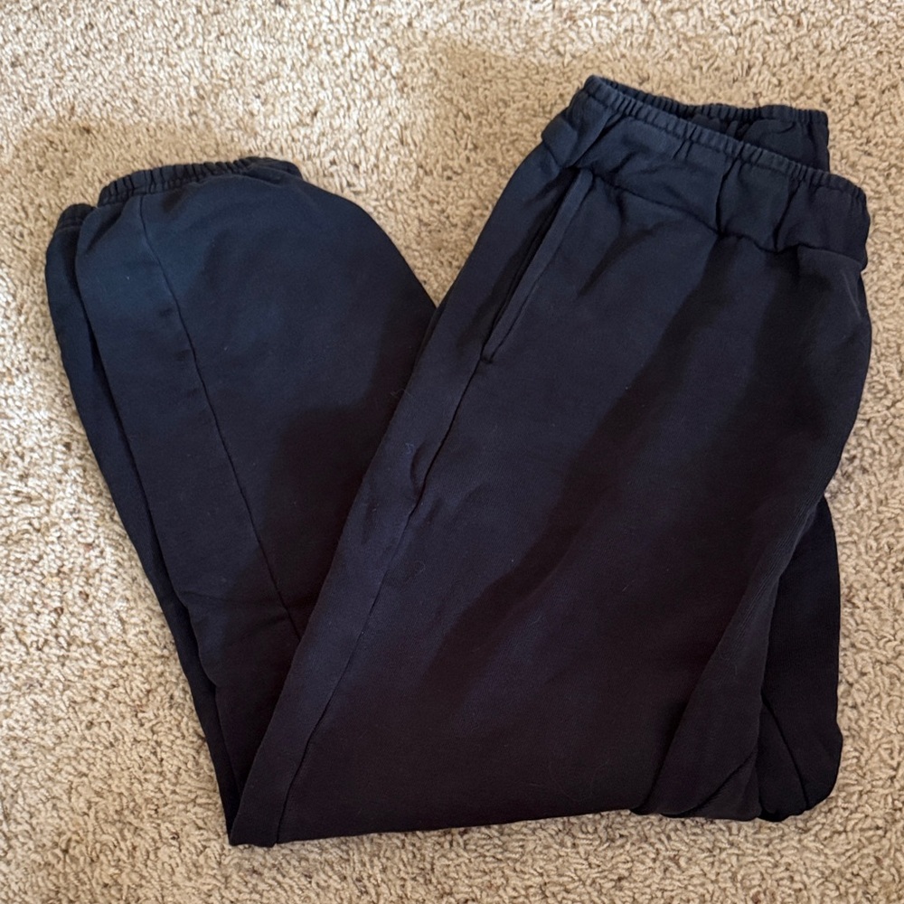 Pact Women's Black Elastic Waist Jogger Sweatpants